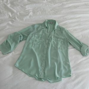 Mint Express Portofino Button-Up Blouse